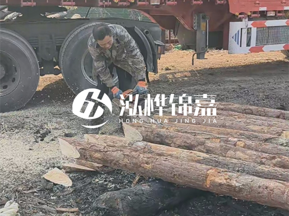 松木圓木價格大概多少一方-松木樁廠家按方可以賣嗎？
